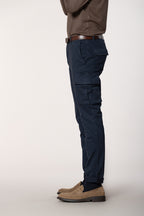 Chile pantalone cargo in gabardina stretch regular fit