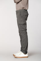 Chile pantalone cargo in gabardina stretch regular fit