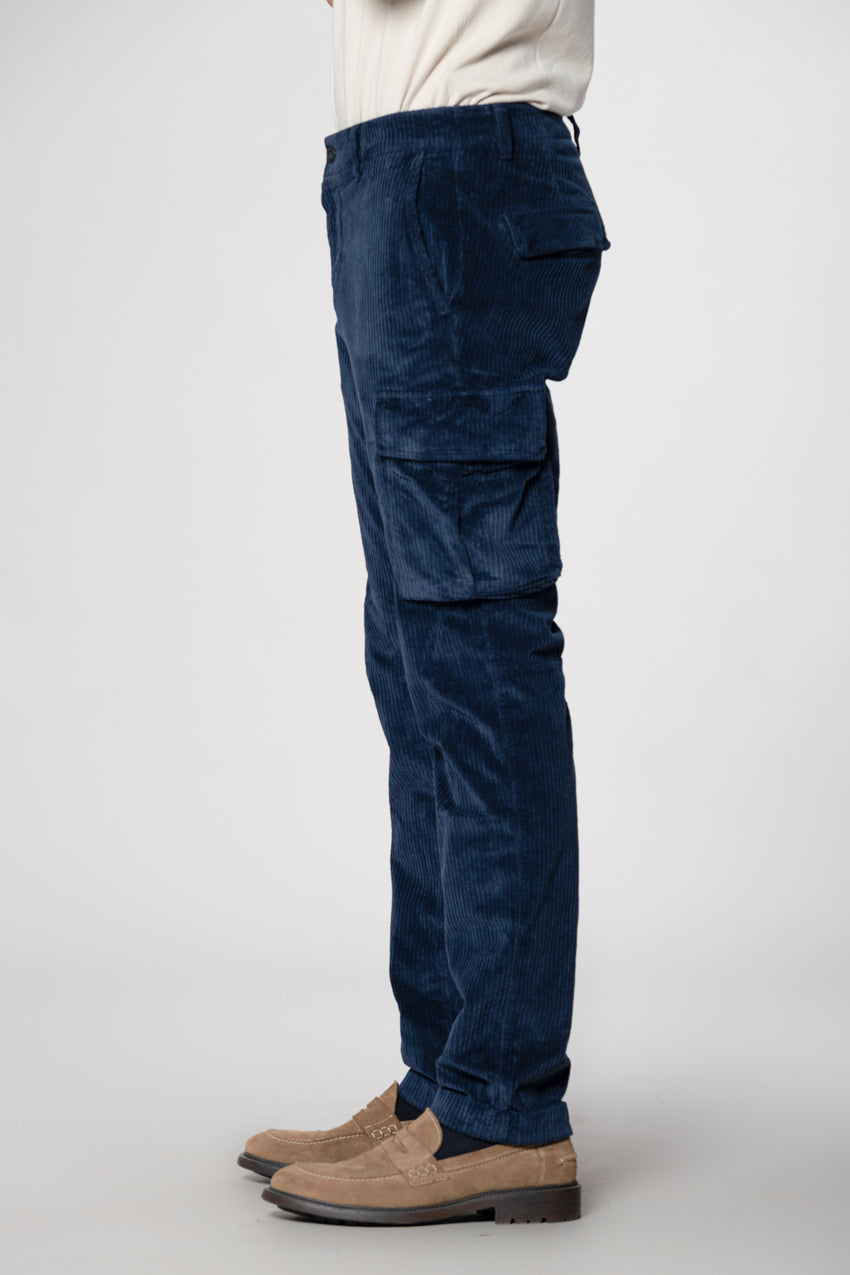 Chile pantalone cargo in velluto costa francia regular fit
