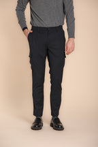 Chile 2 Pinces pantalone cargo in lana regular fit