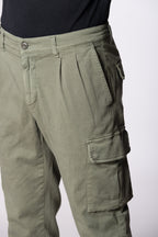 Chile 2 Pinces pantalon cargo en laine regular fit
