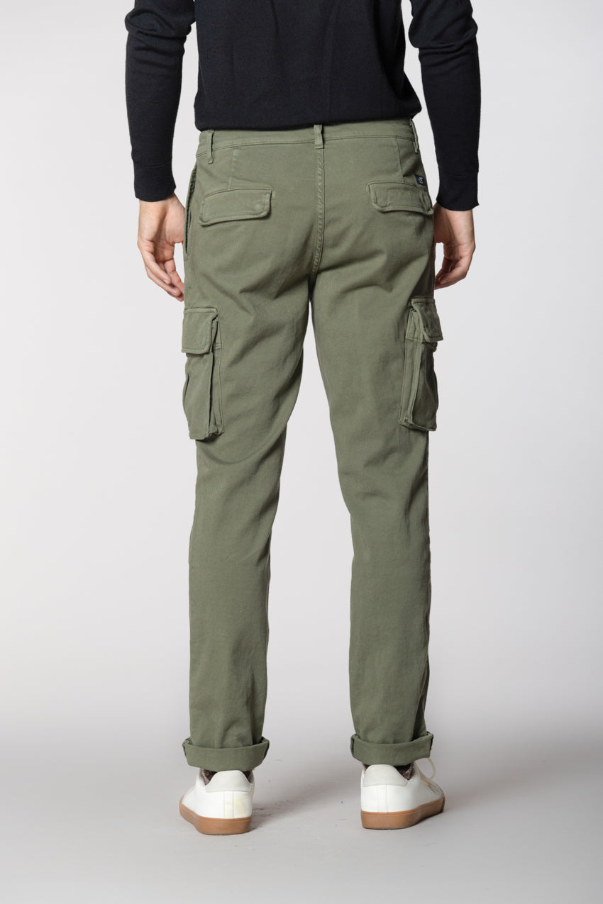Chile 2 Pinces pantalone cargo in bull regular fit