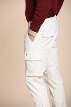 Chile 2 Pinces pantalone cargo in bull regular fit