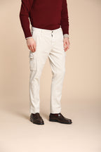 Chile 2 Pinces pantalone cargo in bull regular fit