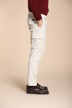 Chile 2 Pinces pantalone cargo in bull regular fit