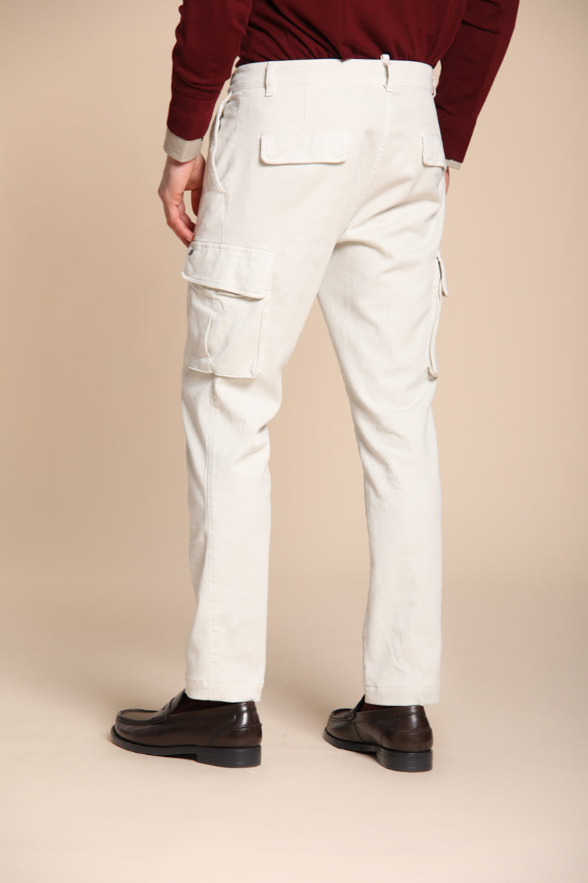 Chile 2 Pinces pantalone cargo in bull regular fit