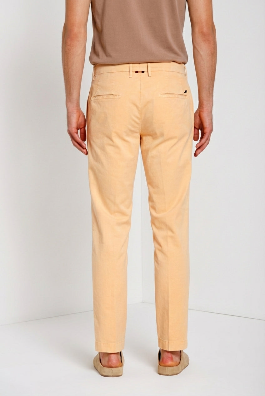 New York Delamere Hose Chino Herren aus leicht Stretch Twill regular fit