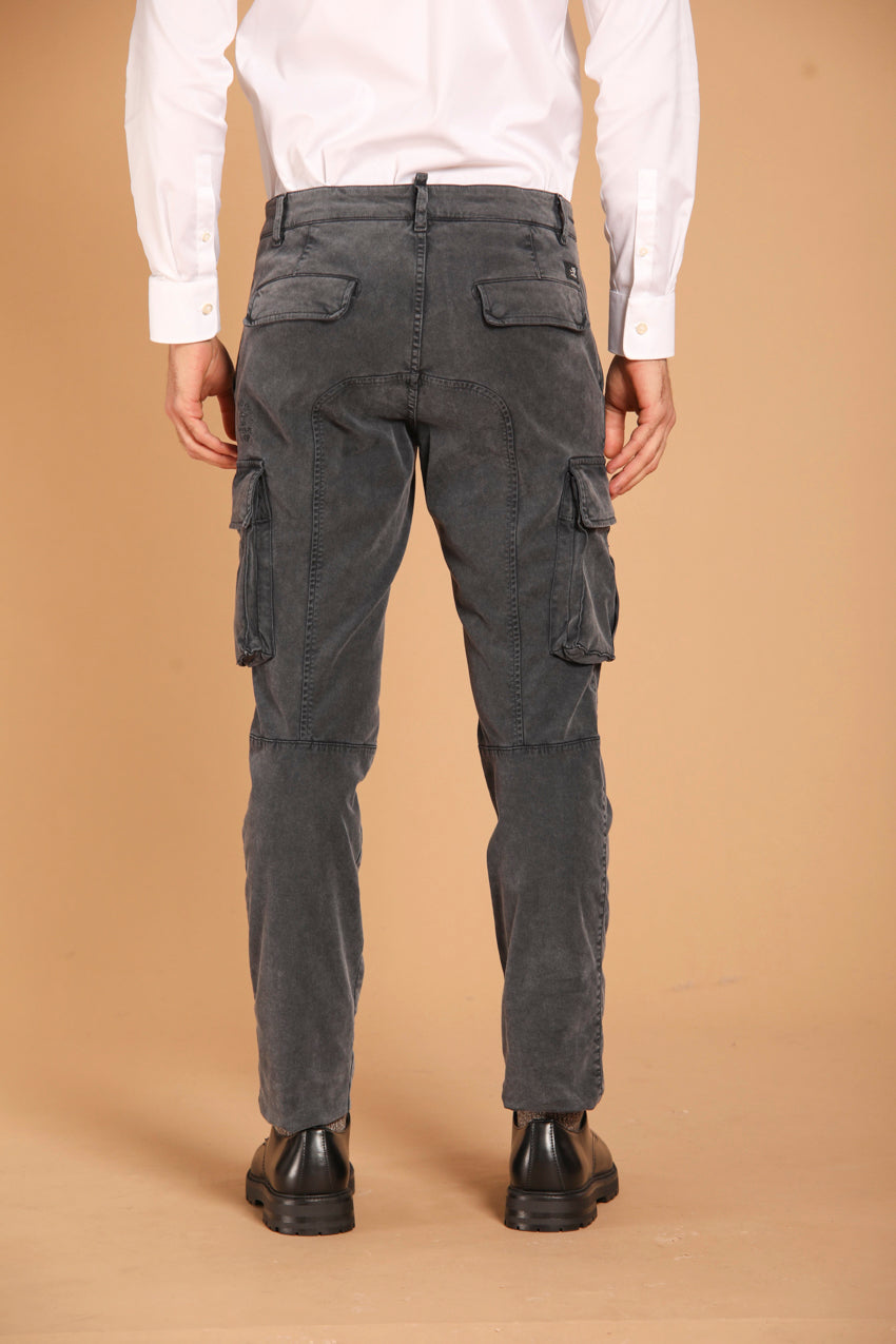 immagine 5 di pantalone cargo uomo modello Chile1 di colore blu fit extra slim di Mason's