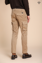Chile pantalon cargo homme en gabardine extra slim fit ①