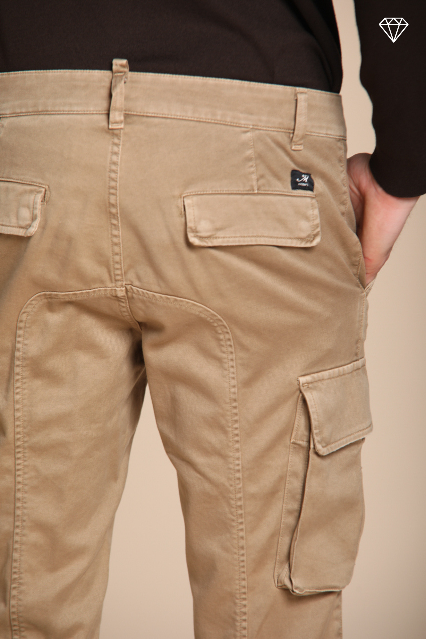 Chile pantalon cargo homme en gabardine extra slim fit ①
