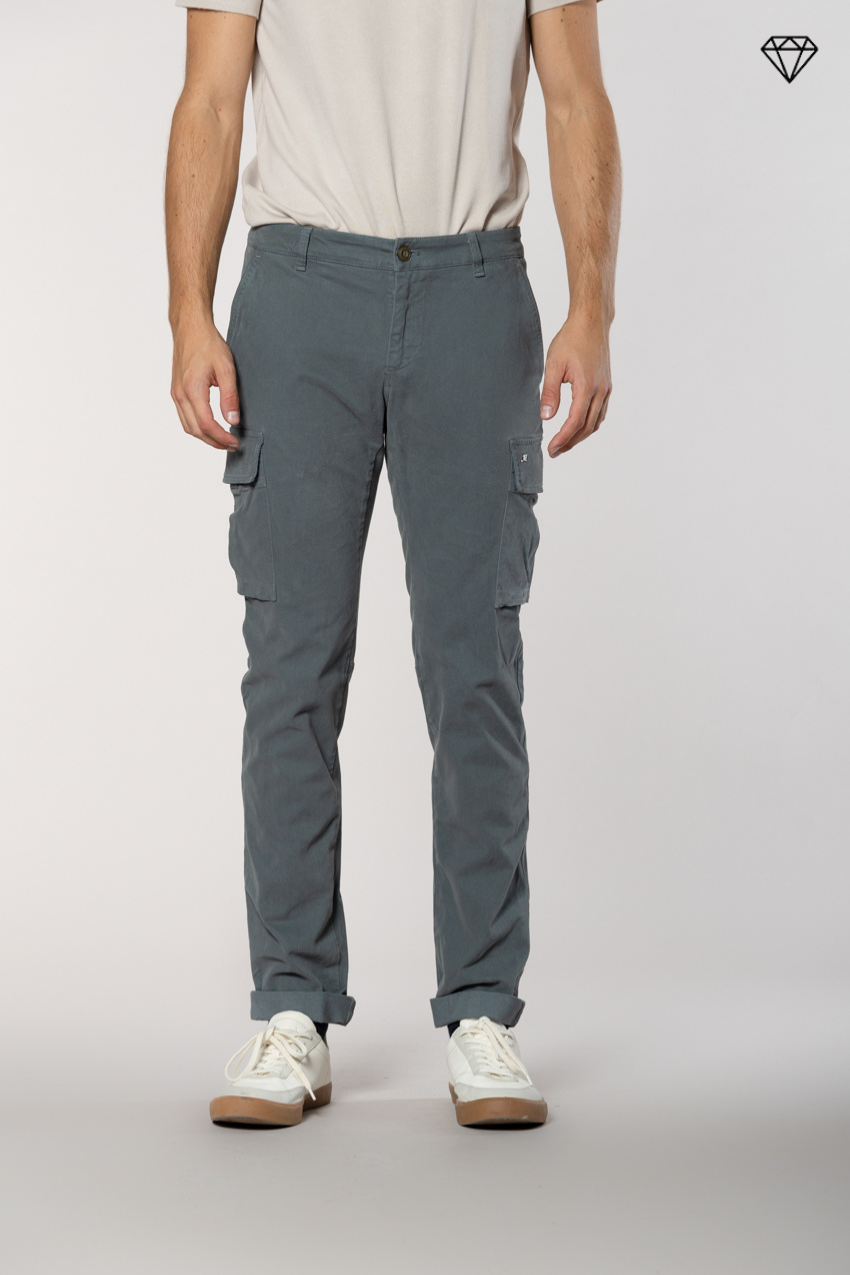 Chile pantalon cargo homme en gabardine extra slim fit ①
