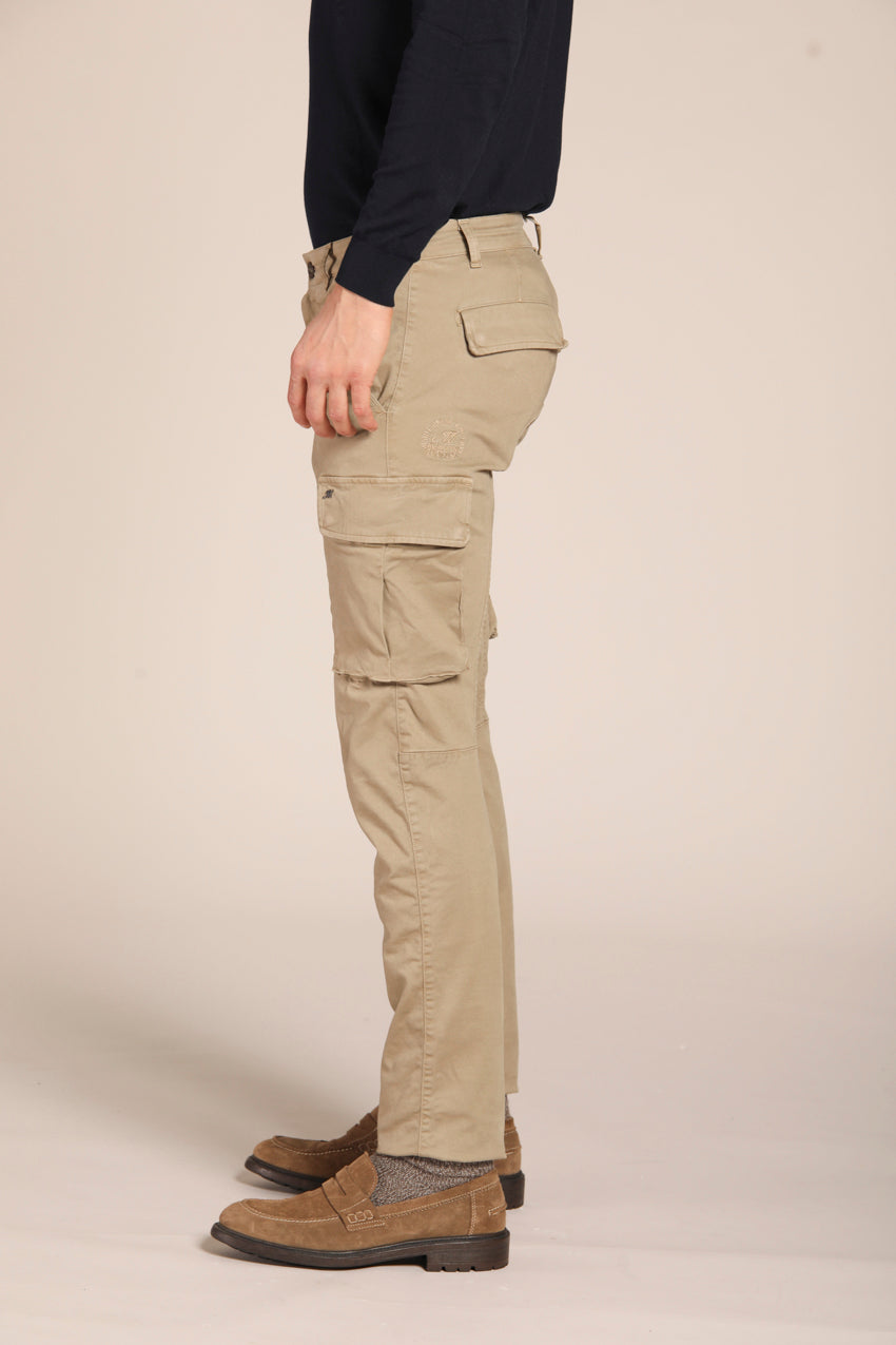 immagine 5 di pantalone cargo uomo modello Chile1 colore kaki fit extra slim di Mason's