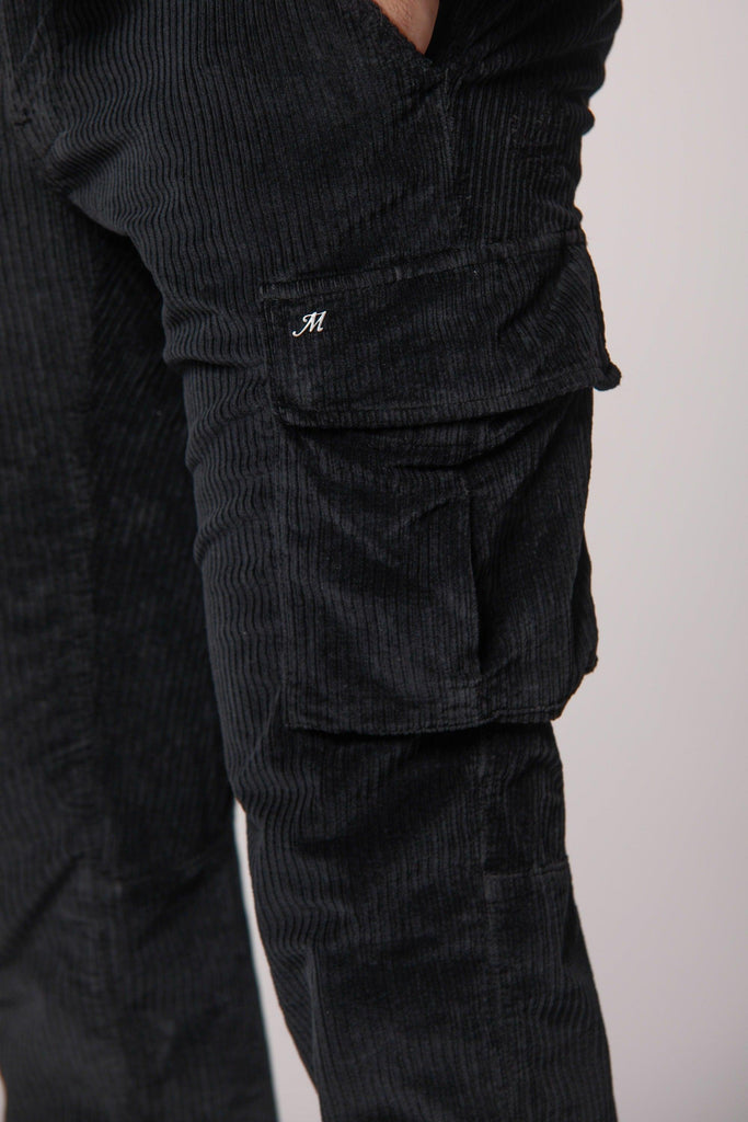 Chile Pantalone cargo uomo in velluto 500 righe extra slim