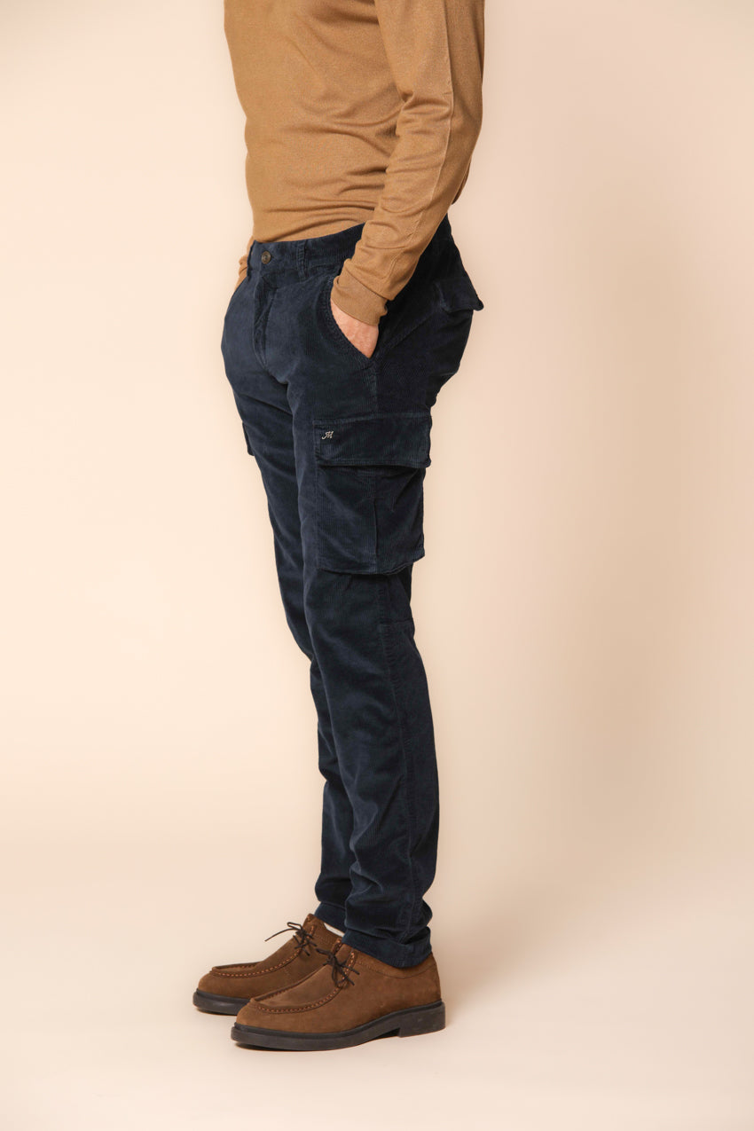 Chile pantalón cargo hombre en pana 500 rayas extra slim