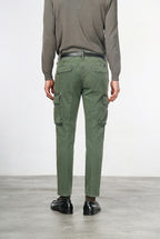 Chile men’s cargo pants in stretch gabardine, extra slim fit ①