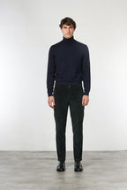 Chile pantalone cargo uomo in velluto 500 righe extra slim fit ①