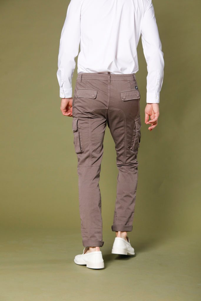 immagine 5 di pantalone cargo uomo in cotone modello Chile colore marroncino extra slim di Mason's