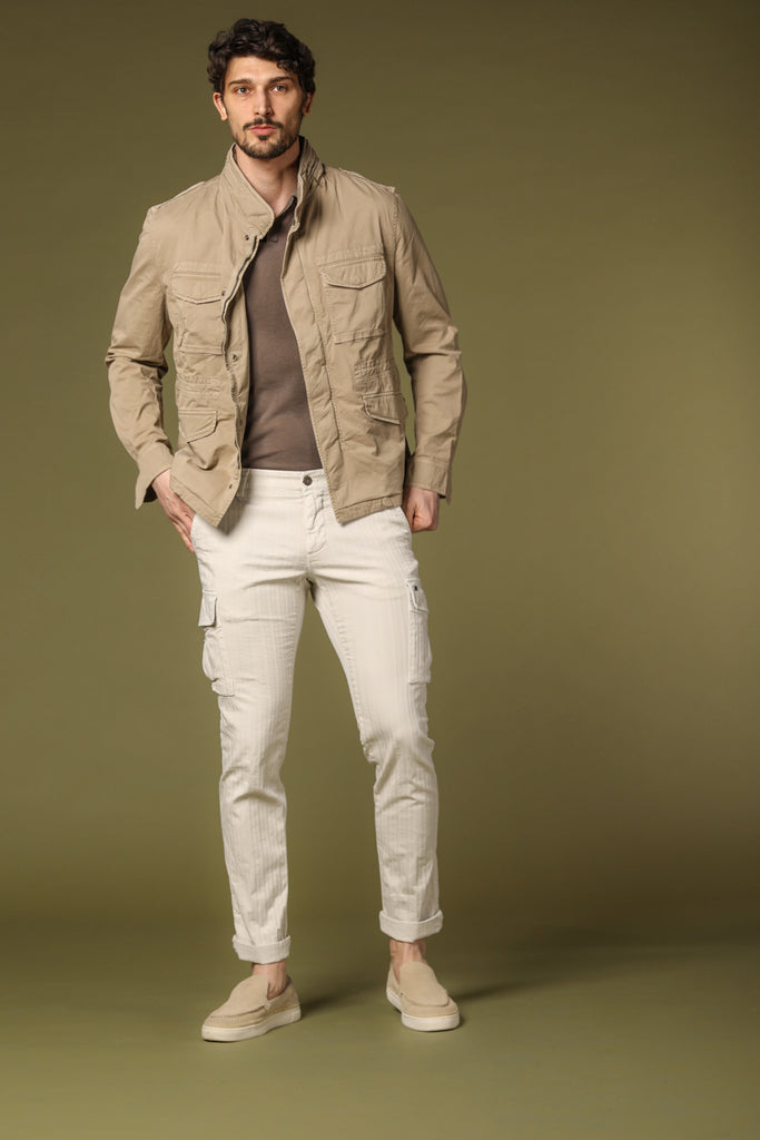 immagine 2 di pantalone cargo uomo modello Chile colore stucco fit extra slim di Mason's