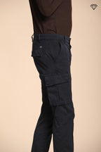 Foto 3 Chile pantalone cargo uomo in gabardina extra slim fit ①