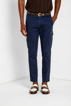 Chile pantalón cargo hombre de satén stretch extra slim fit ①