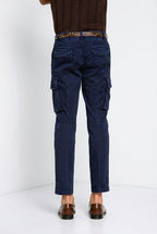 Chile pantalón cargo hombre de satén stretch extra slim fit ①