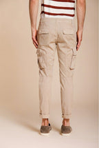 Chile men's cargo pants in stretch satin extra slim fit ①