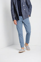 Chile pantalone cargo uomo in raso stretch extra slim fit ①