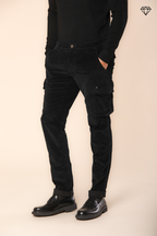 Chile Herren-Cargohose aus 500-Rippen-Samt extra slim fit ①