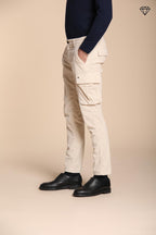 Foto 5 Chile pantalone cargo uomo in velluto 500 righe extra slim fit ①