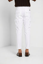 Chile pantalone cargo uomo in raso stretch extra slim fit ①