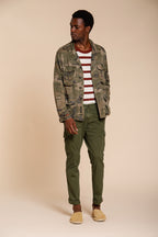 Chile Hose Cargo Herren aus Stretch-Satin extra slim fit ①