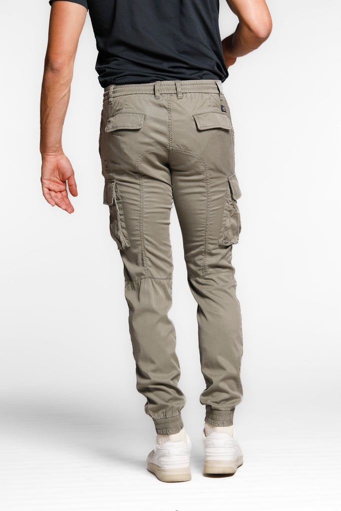Chile Elax pantalone cargo uomo in twill con coulisse extra slim