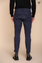 Foto 5 George Coolpocket pantalone cargo uomo in gabardina logo edition carrot fit ①