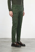 George Coolpocket pantalon cargo homme en gabardine carrot fit ①
