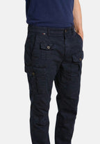 George Coolpocket pantalone cargo uomo in twill leggero stretch Logo Edition carrot fit ①