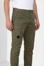 George Coolpocket pantalone cargo uomo in twill leggero stretch Logo Edition carrot fit ①