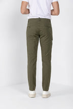 George Coolpocket pantalone cargo uomo in twill leggero stretch Logo Edition carrot fit ①