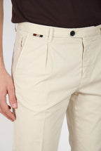 Osaka 1 Pince delamere men's chino pants stretch gabardine carrot fit