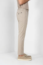 Torino delamere pantalón chino hombre en gabardina stretch slim fit