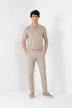 Torino delamere pantalón chino hombre en gabardina stretch slim fit