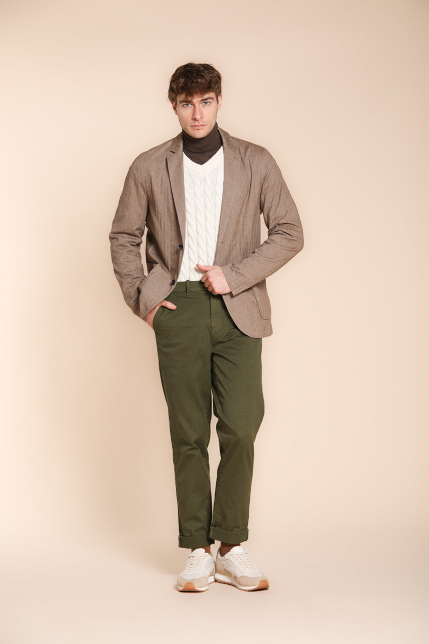 Chinos pantalon chino homme en gabardine relaxed fit