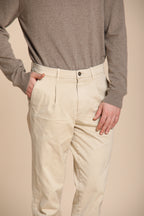 Pinces pantalon chino homme en gabardine relaxed fit