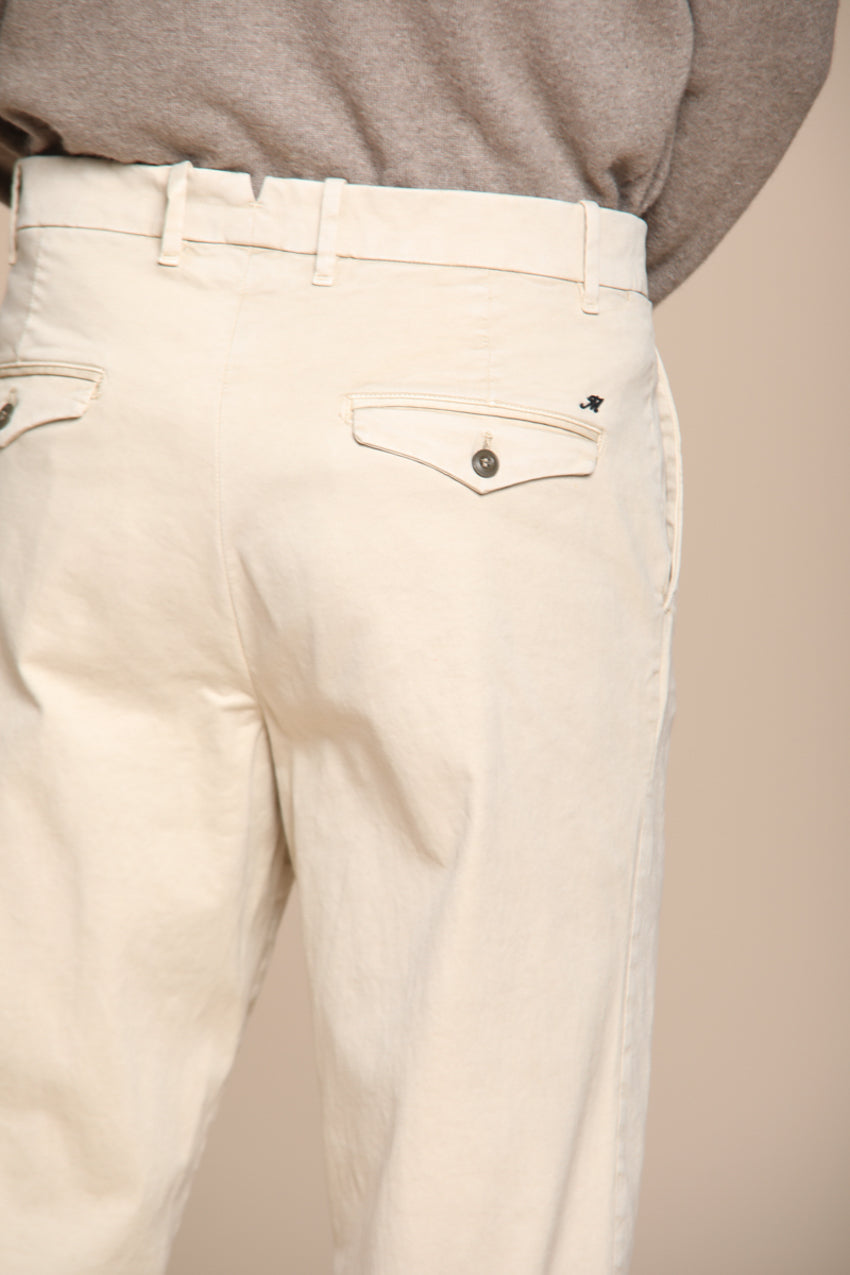 Pinces pantalon chino homme en gabardine relaxed fit