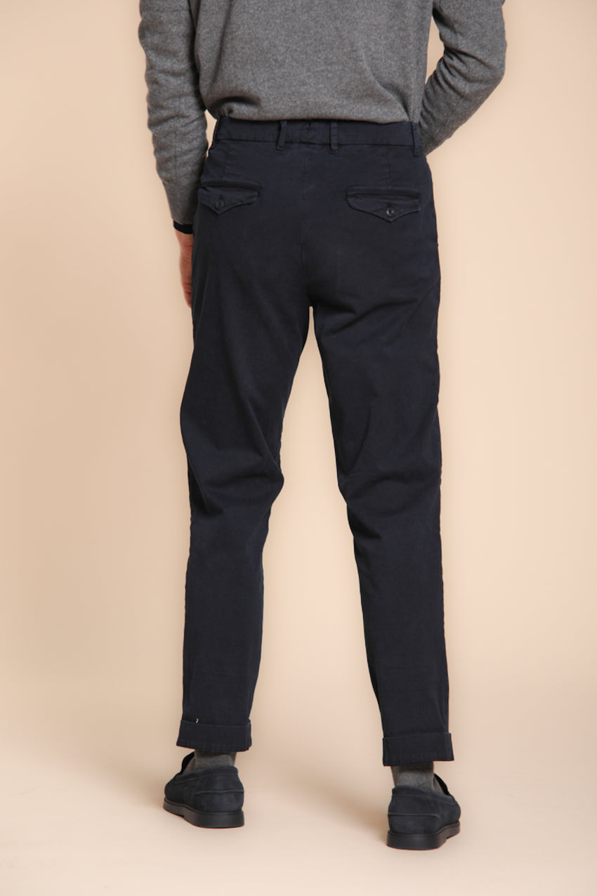 Pinces pantalon chino homme en gabardine relaxed fit