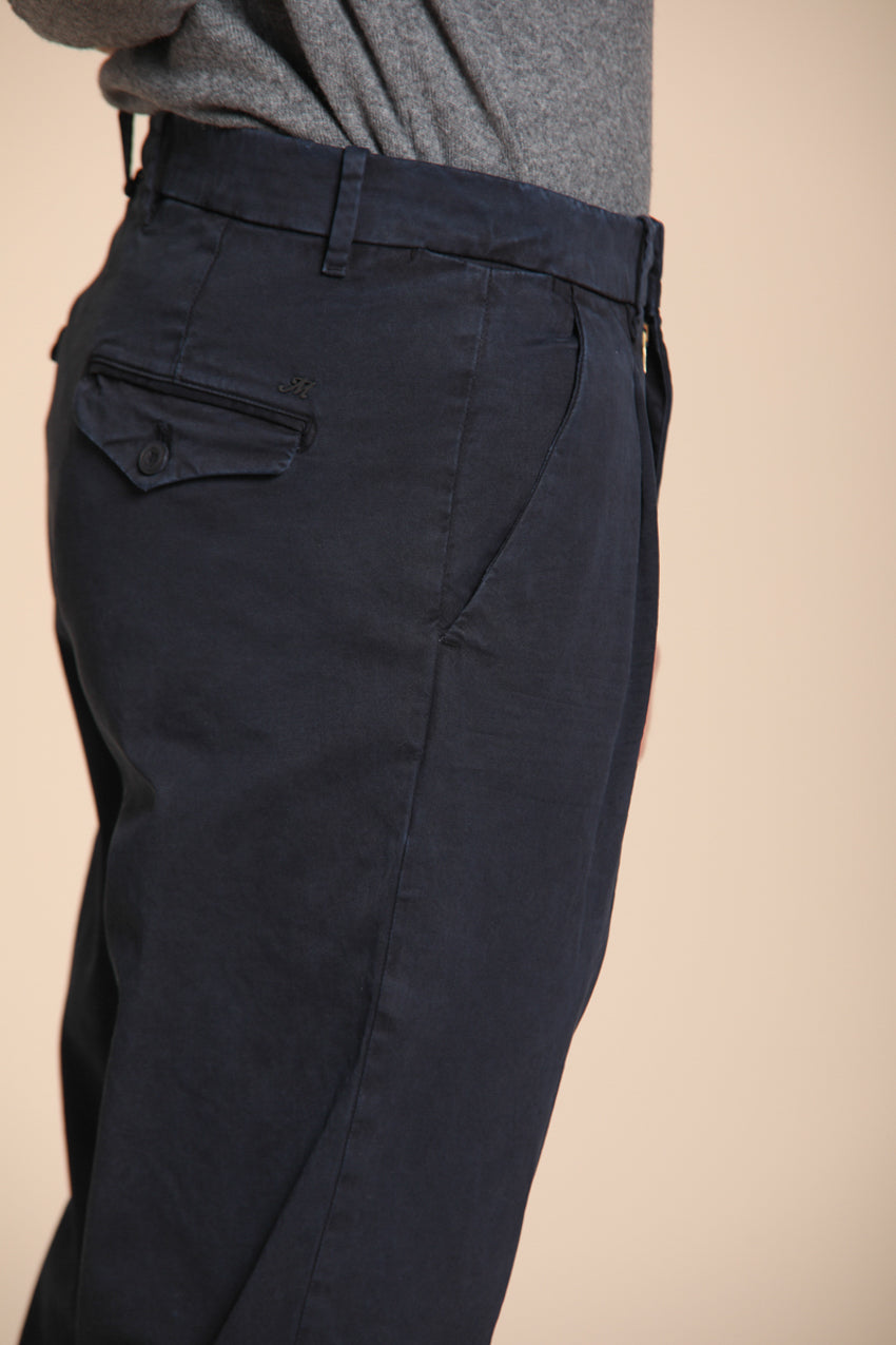 Pinces pantalon chino homme en gabardine relaxed fit