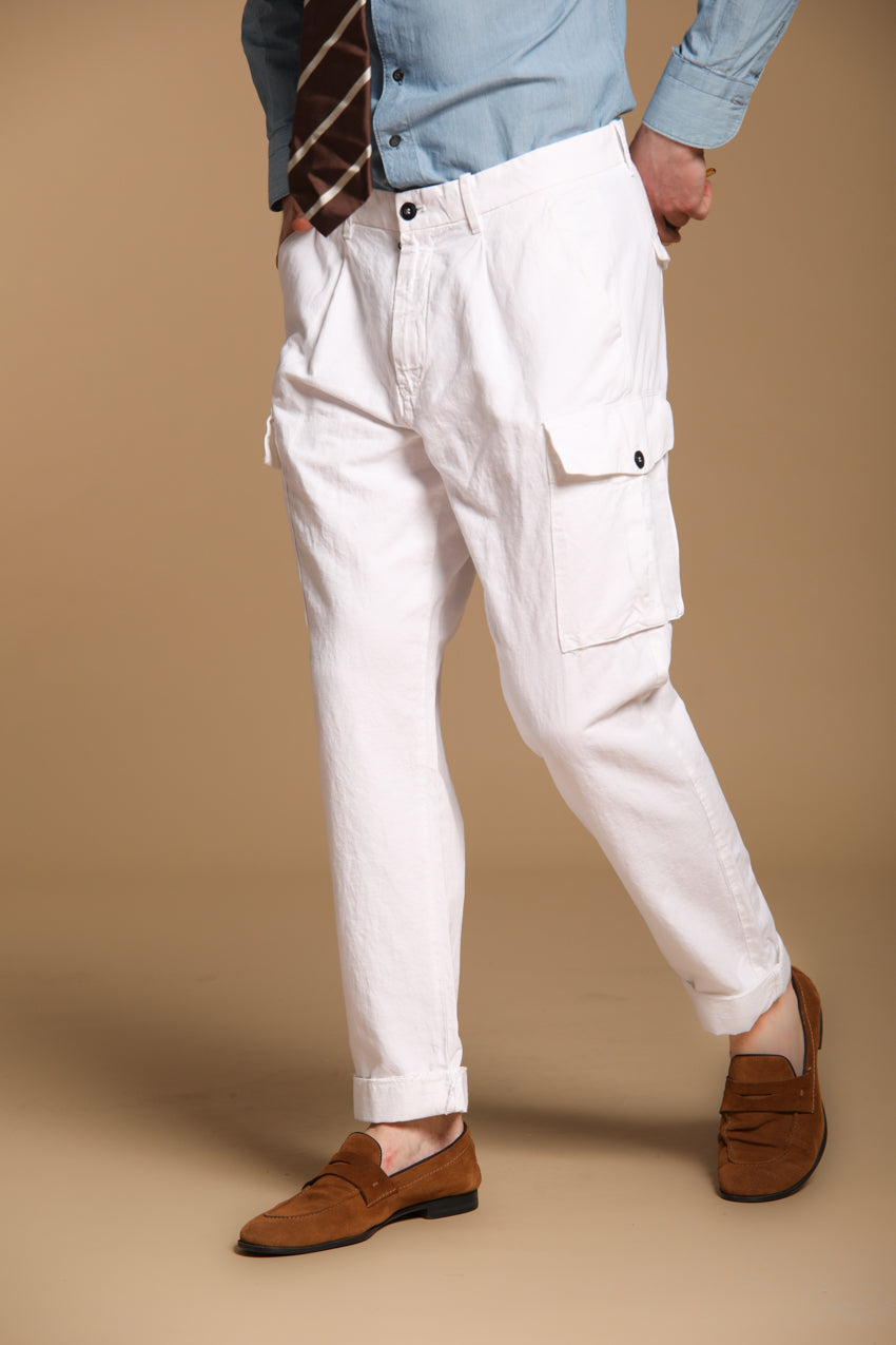 Cargo 22 pantalón cargo hombre brocken en algodón cáñamo relaxed fit 