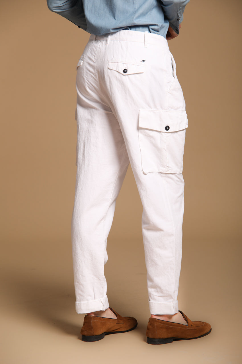 Cargo 22 pantalone cargo uomo brocken in cotone canapa relaxed fit