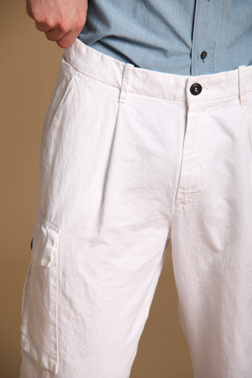 Cargo 22 pantalón cargo hombre brocken en algodón cáñamo relaxed fit 