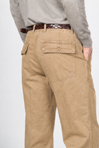 Prescott Fatique pantalone chino uomo in gabardina relaxed fit