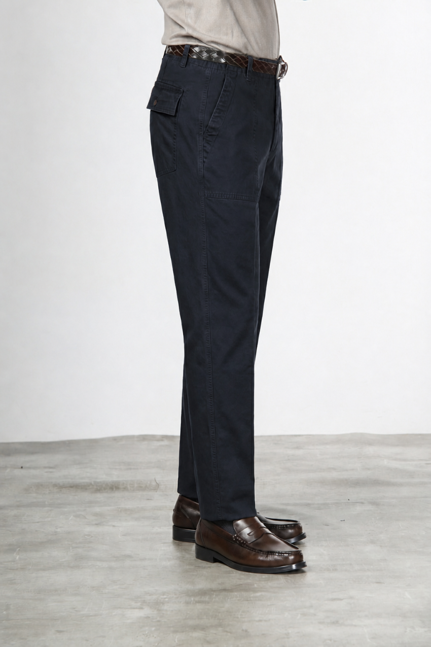 Prescott Fatique pantalone chino uomo in gabardina relaxed fit